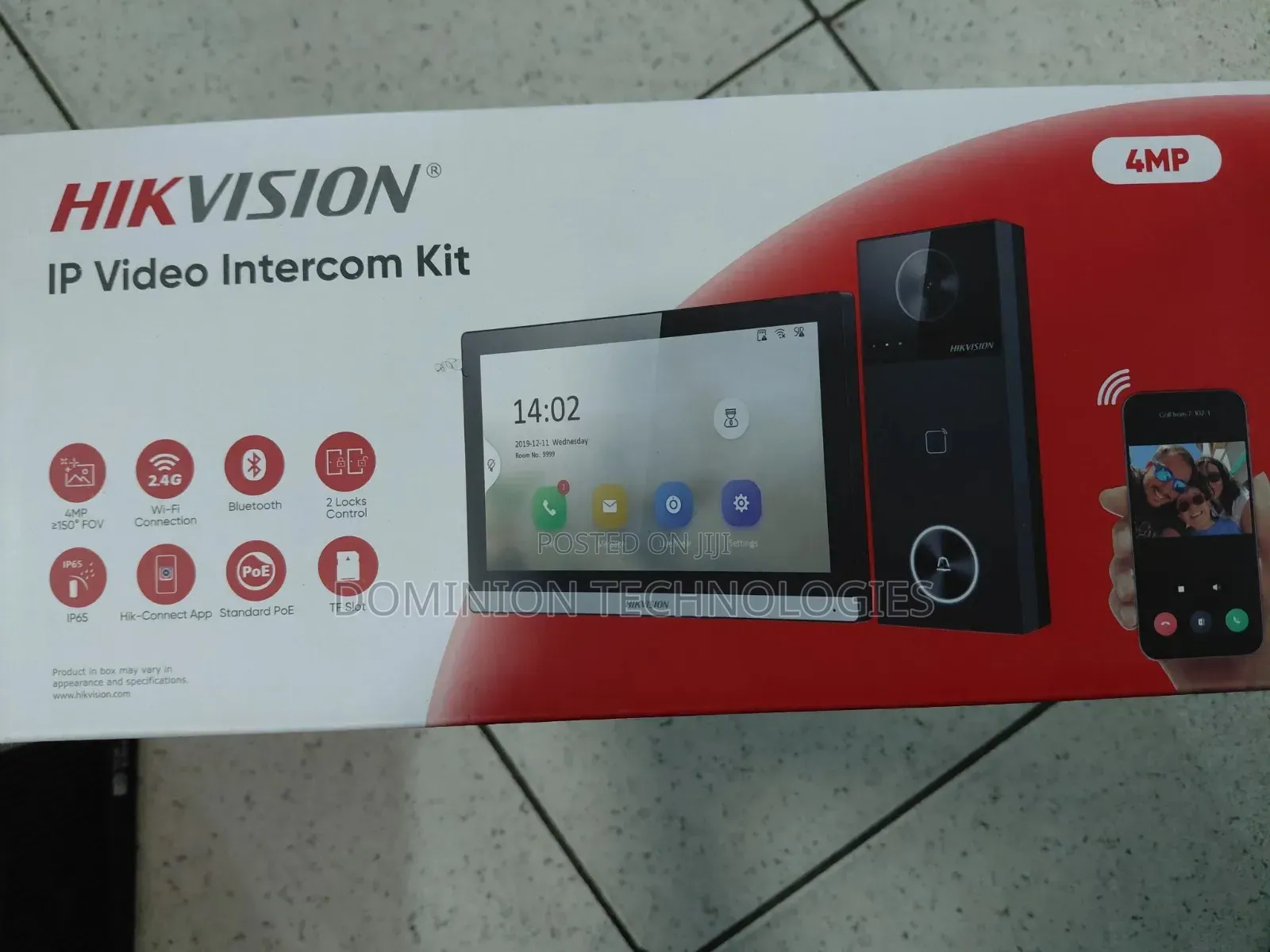 Hikvision Ds-Kis603 IP Video Intercom KIT Wifi 2mp