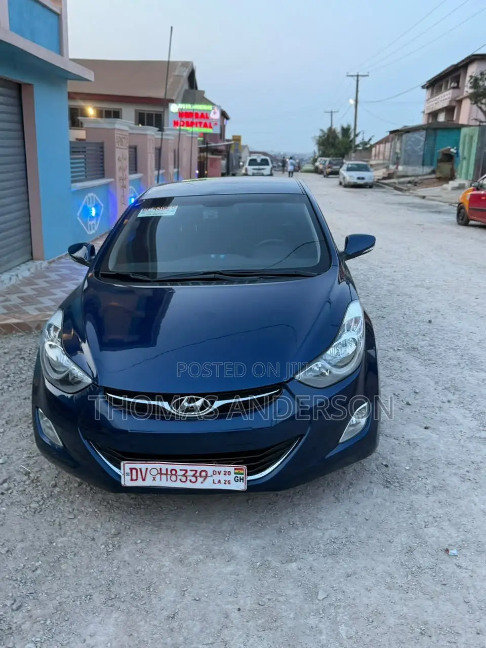 Hyundai Avante 2013 Blue