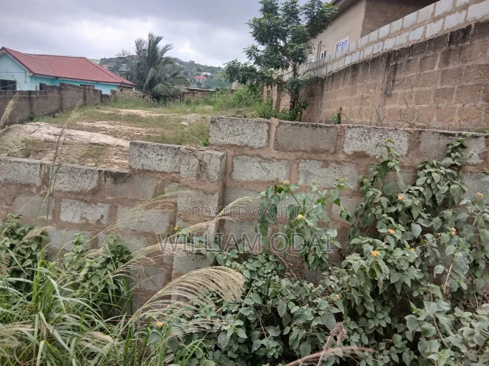 Fenced Half Plot at Old Ashongman