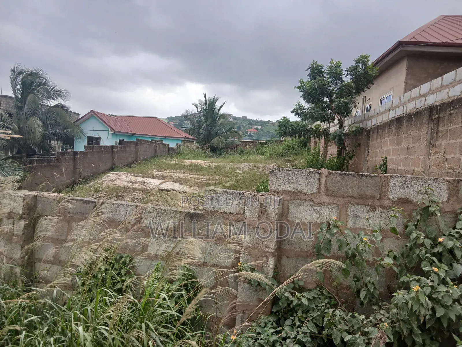 Fenced Half Plot at Old Ashongman