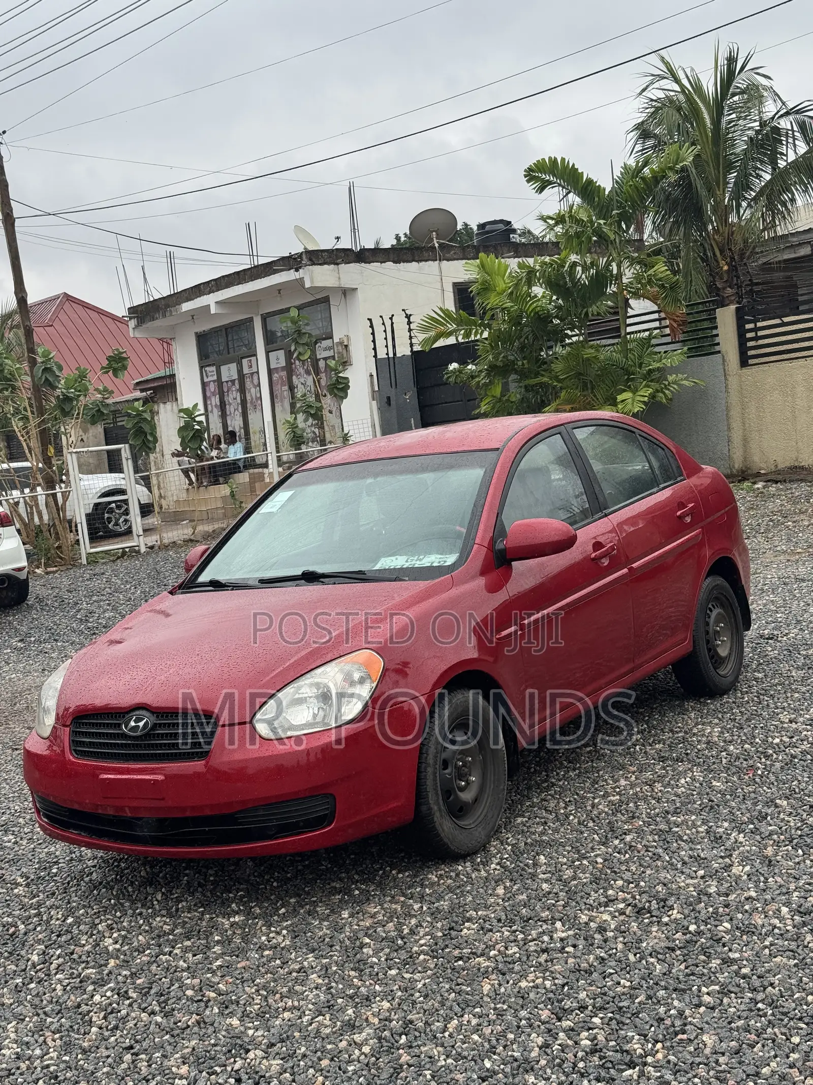 Hyundai Accent 2008 Red