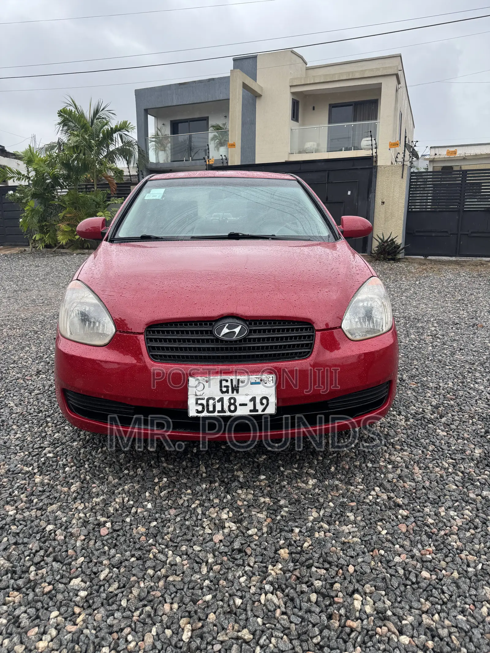 Hyundai Accent 2008 Red