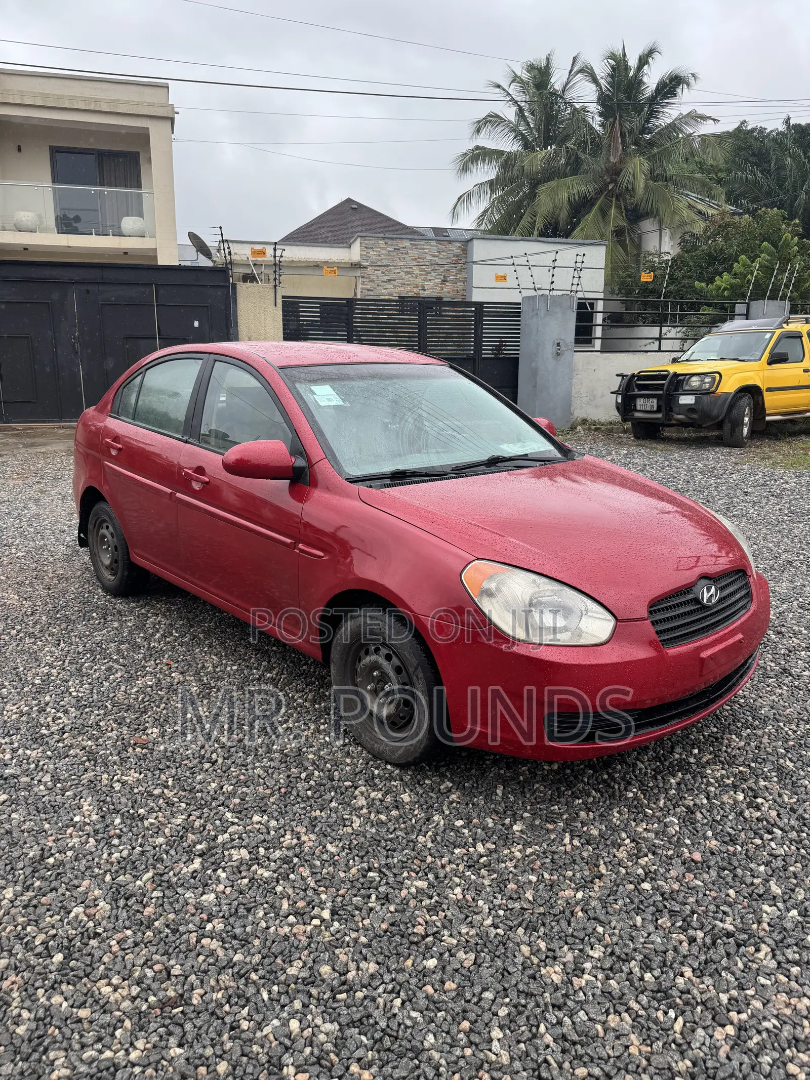 Hyundai Accent 2008 Red
