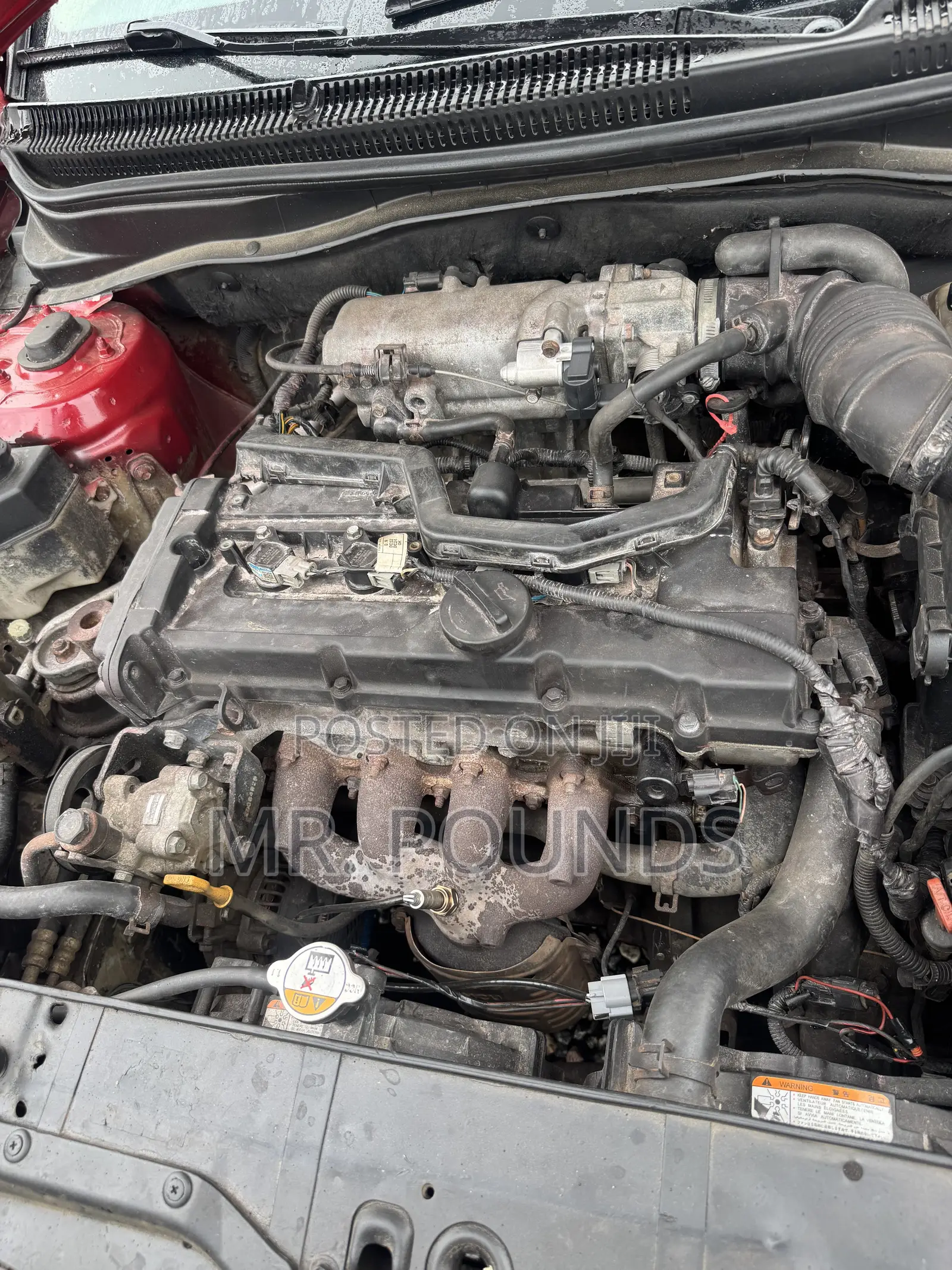 Hyundai Accent 2008 Red