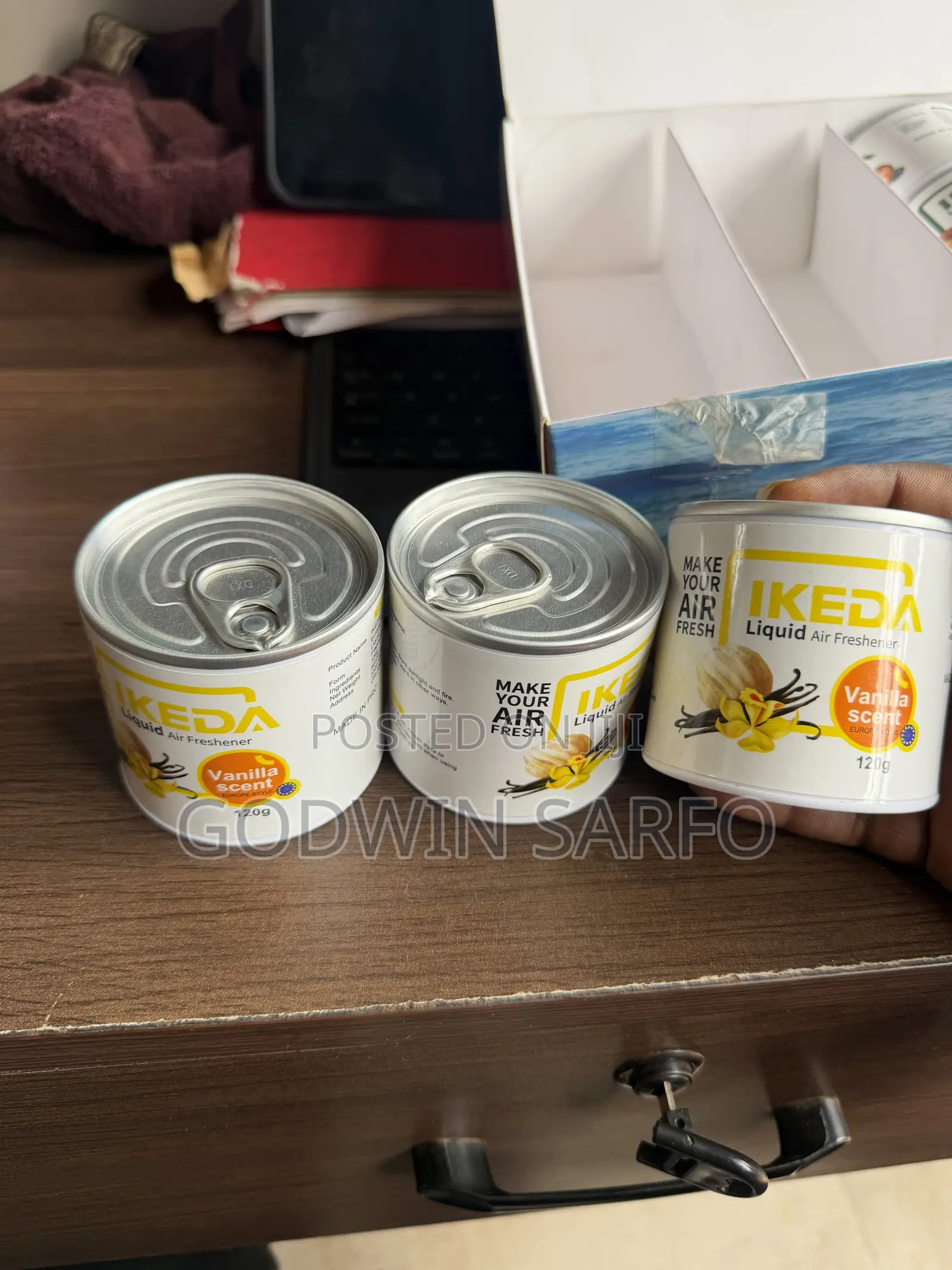 Ikeda Initial Air Freshener