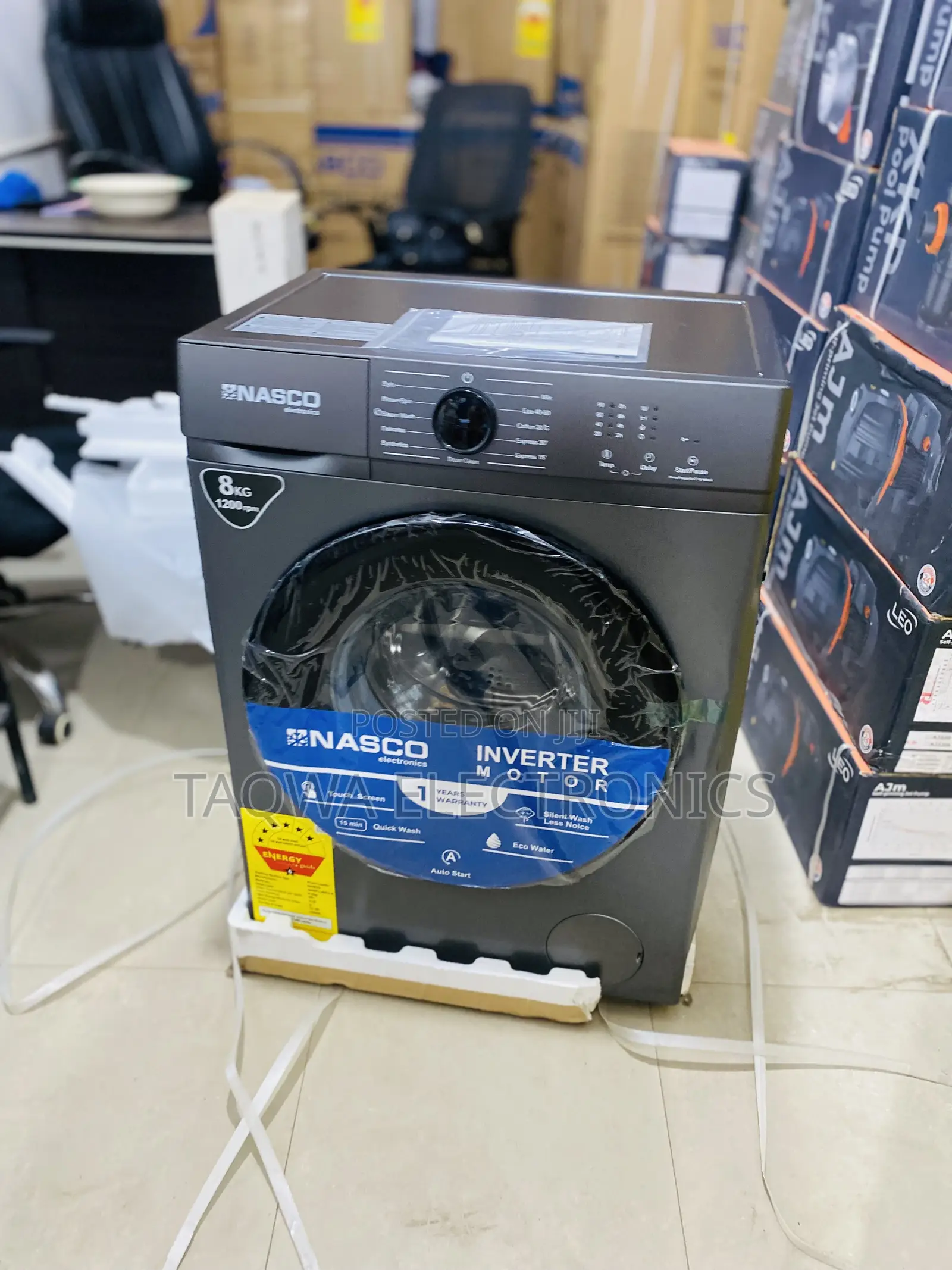Shop the Nasco 8kg Front Load Washing Machine