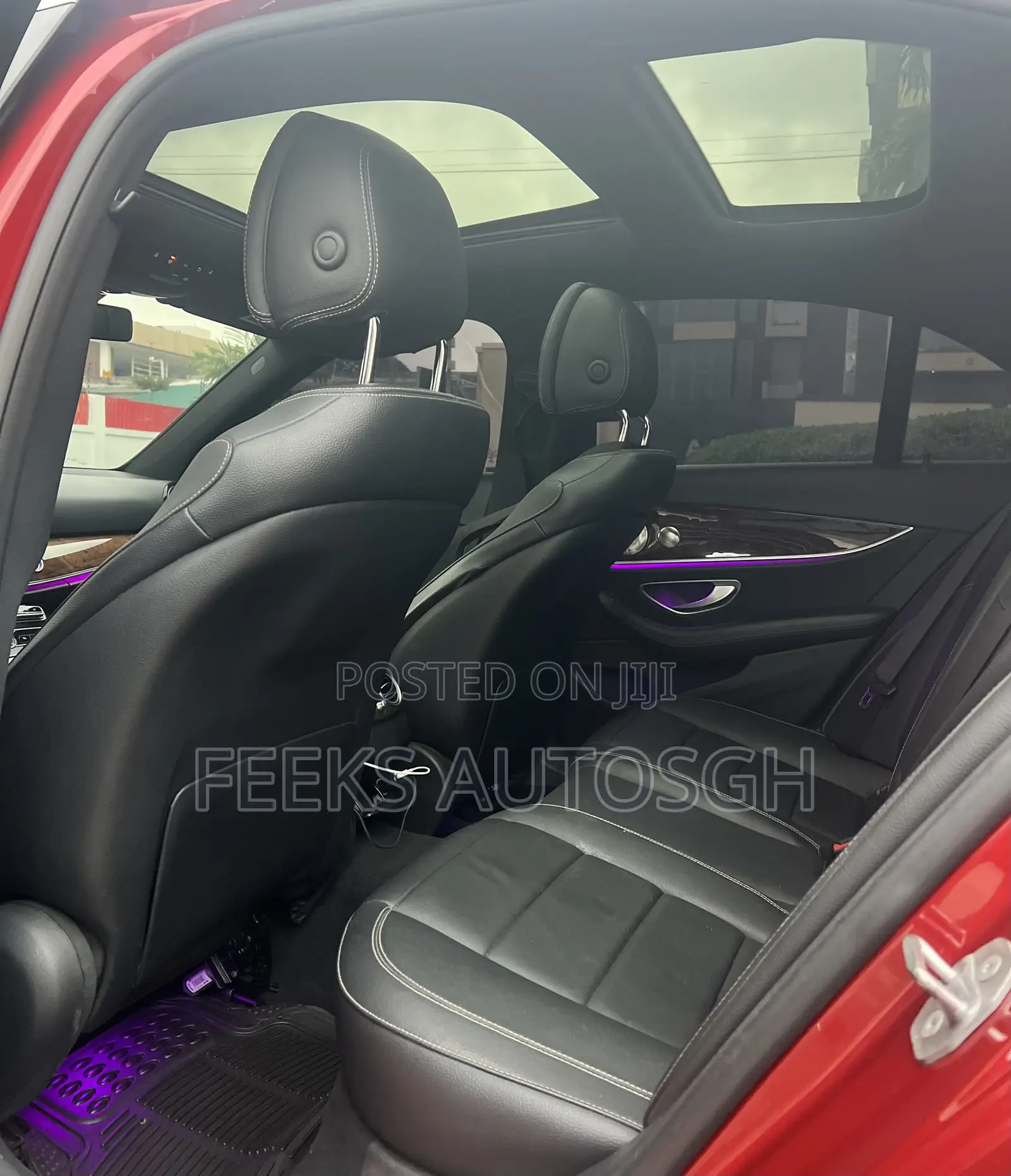 Mercedes-Benz E300 4Matic AWD Sedan (2.0L 4cyl 9A) 2017 Red