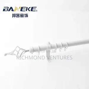 Neat and Strong Adjustable Curtain Rod in Diff Sizes