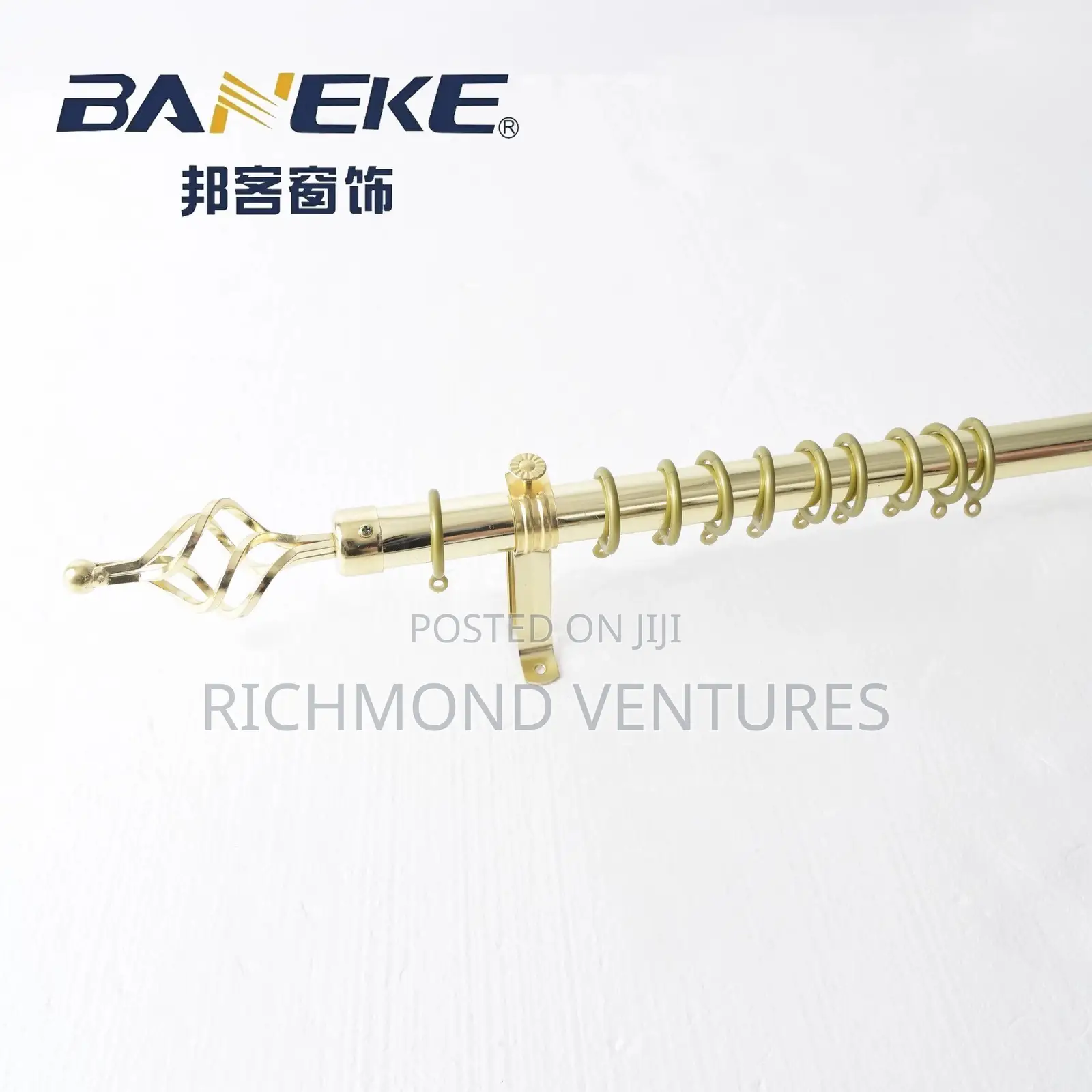Neat and Strong Adjustable Curtain Rod in Diff Sizes