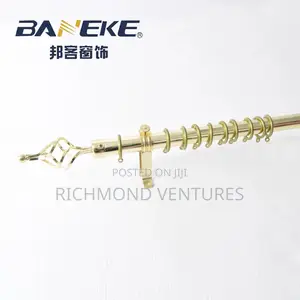 Neat and Strong Adjustable Curtain Rod in Diff Sizes