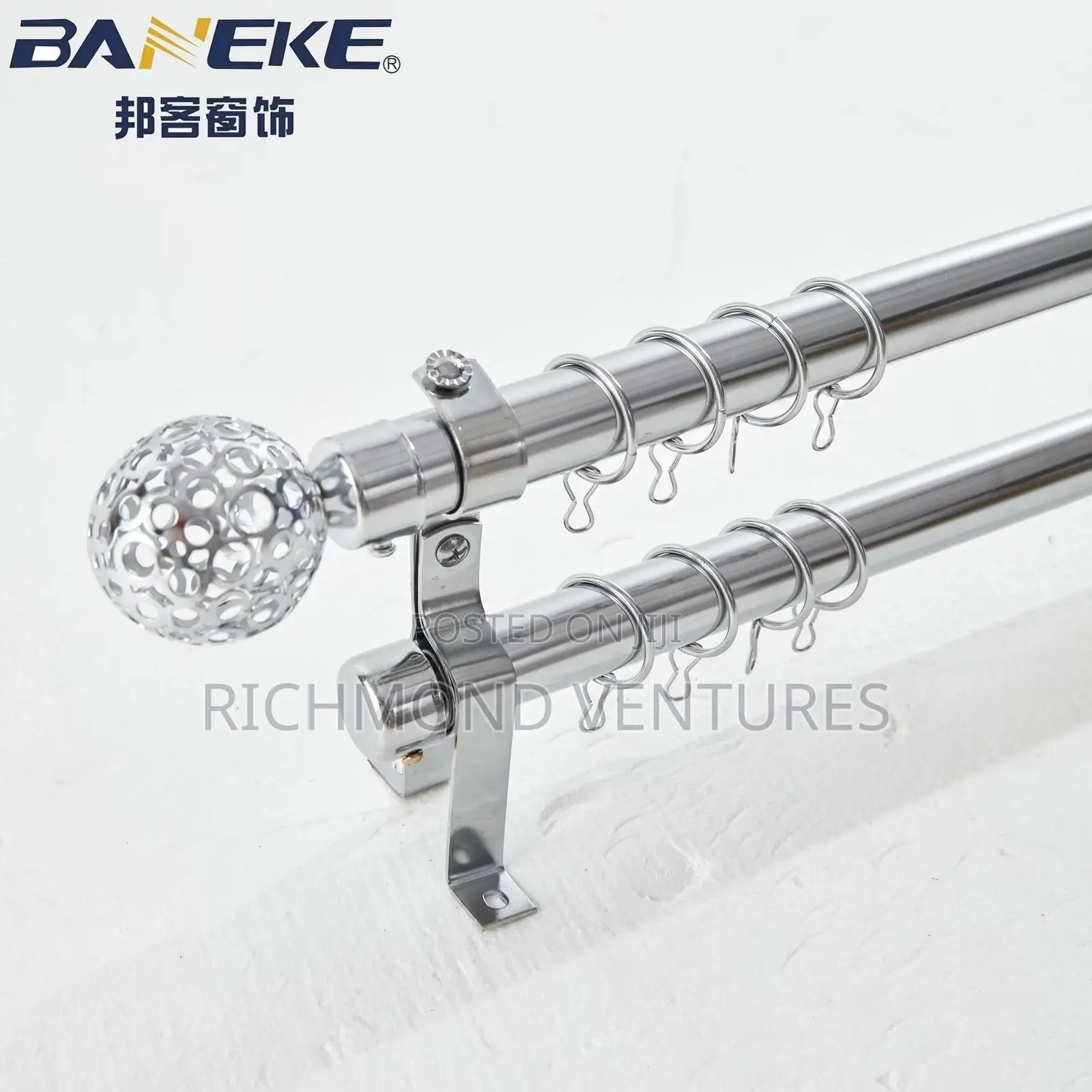 Quality Adjustble Double Curtains Rod in Different Variations