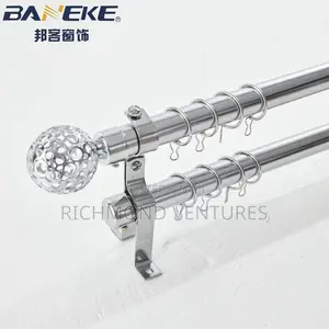 Quality Adjustble Double Curtains Rod in Different Variations