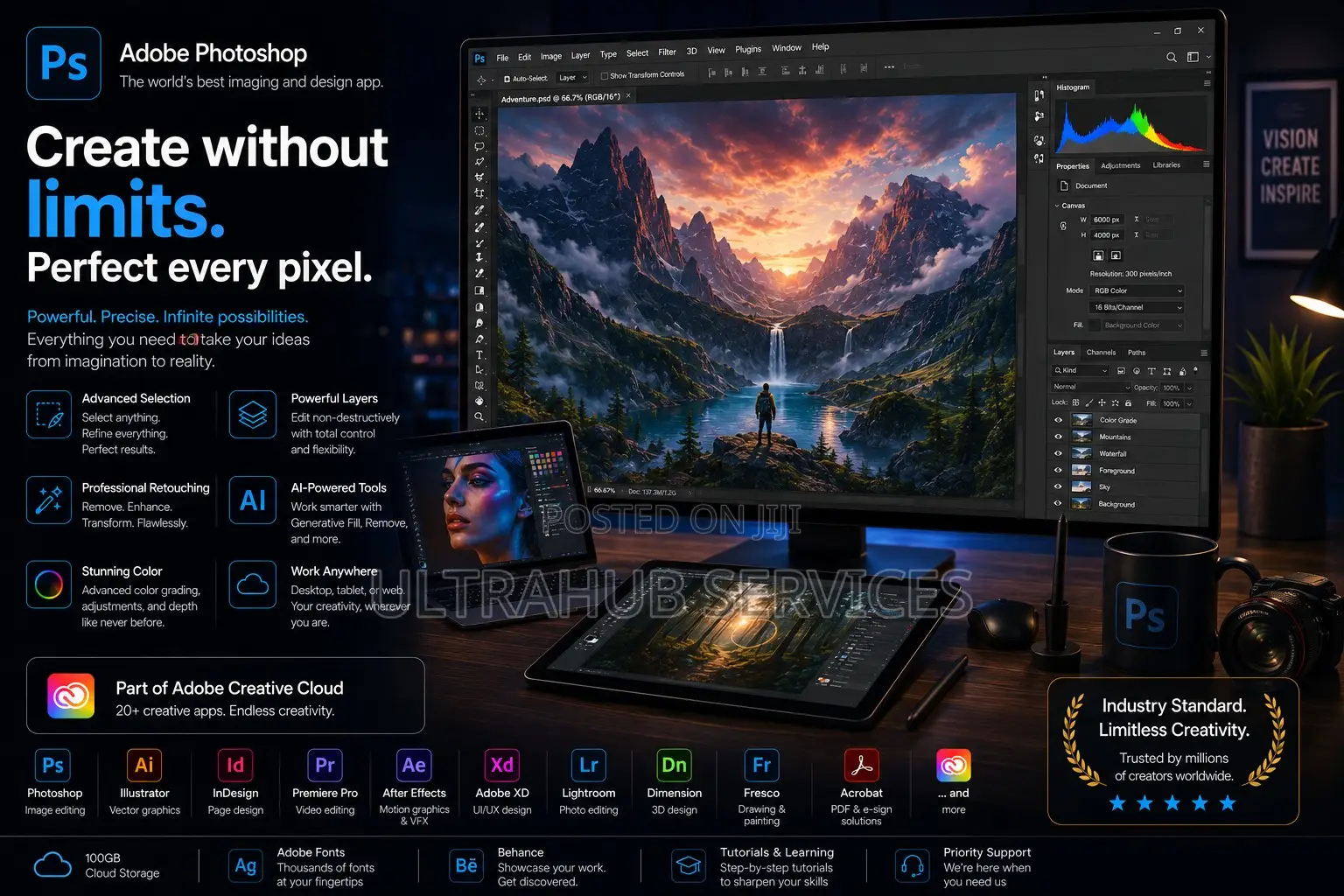 Adobe Photoshop 2025/2026 for macOS/Windows