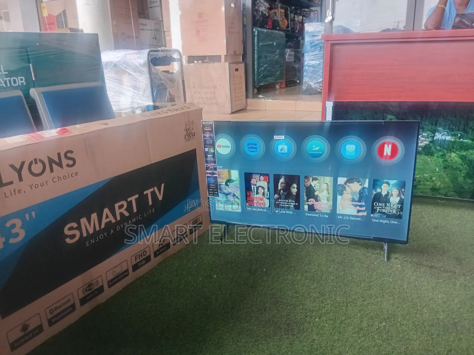 Ailyons Smart TV – Big Screen Entertainment for Home Office
