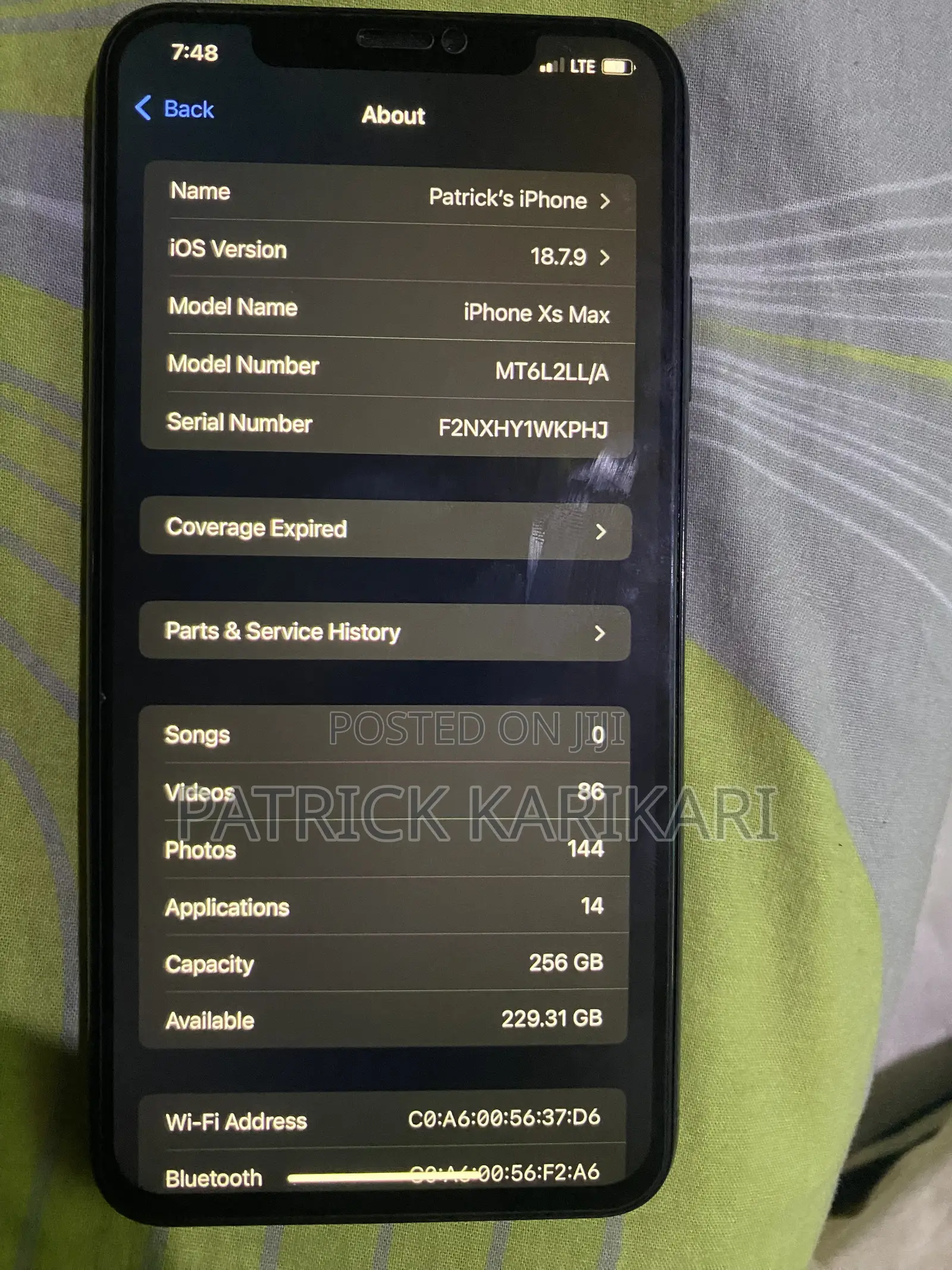 Apple iPhone XS Max 256 GB Black