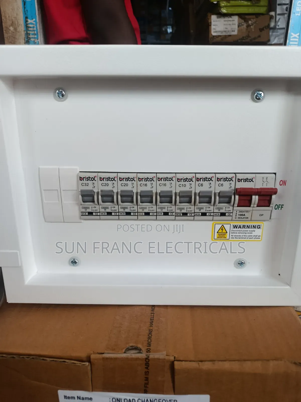 8way Single Phase Distribution Board