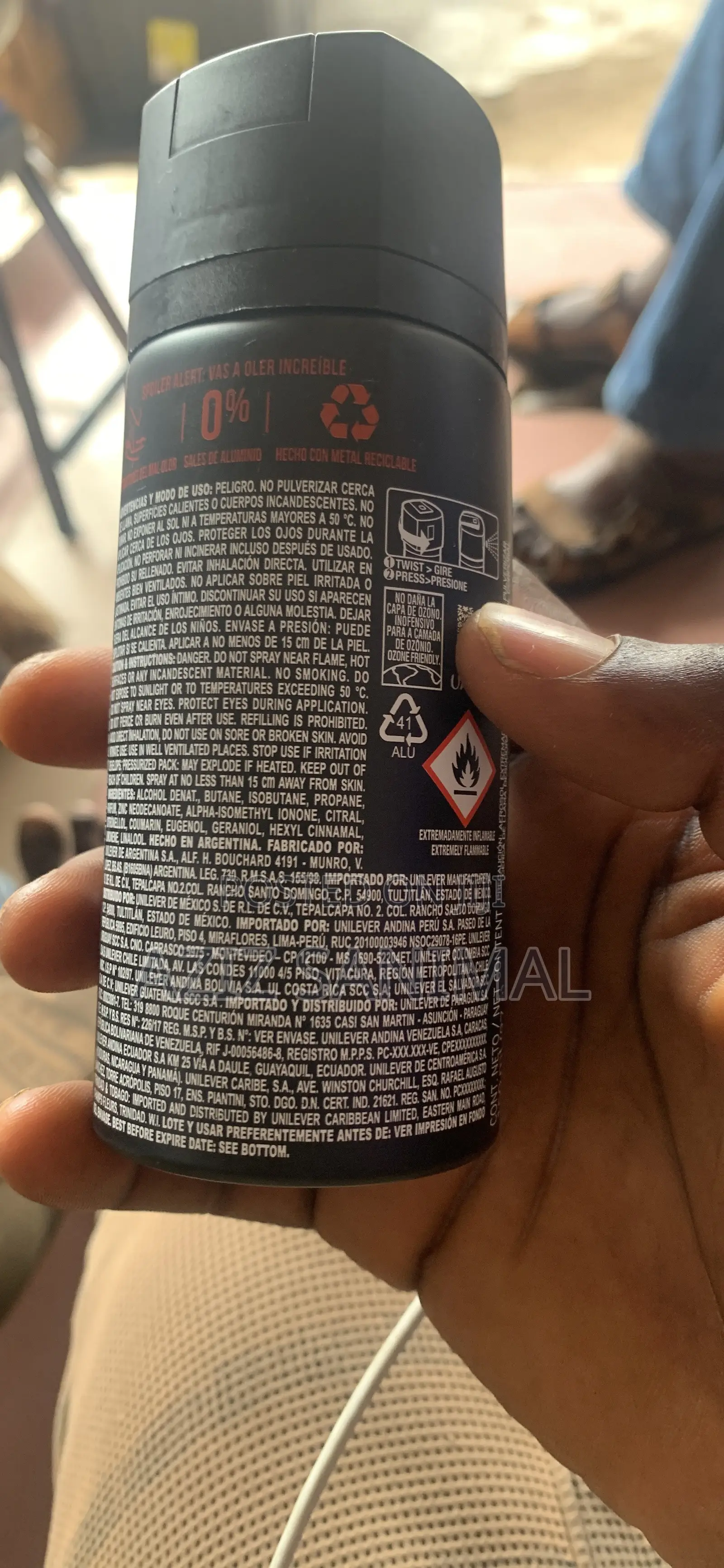 Axe Spray Deodorant