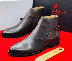 Frank Perry Men's Leather Jodhpur Ankle Boots