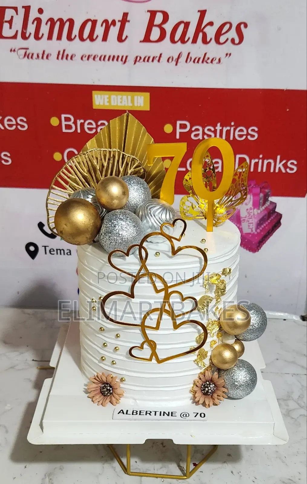 Creamy Milky Birthday Cake