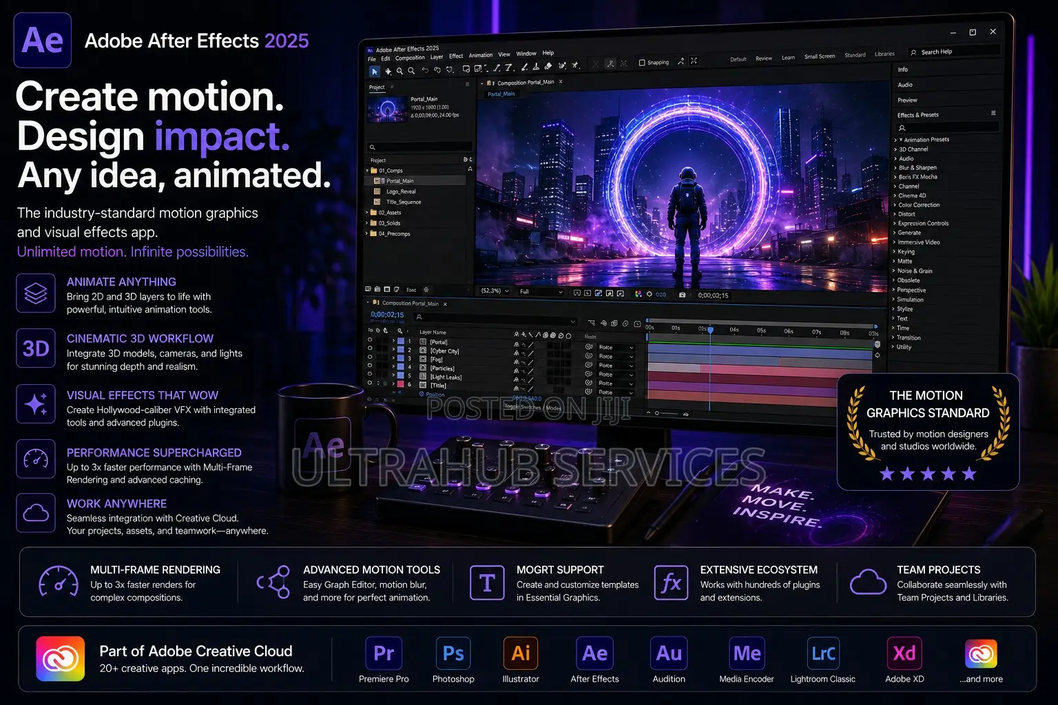 Adobe After Effects 2025-2026 for macOS/Window