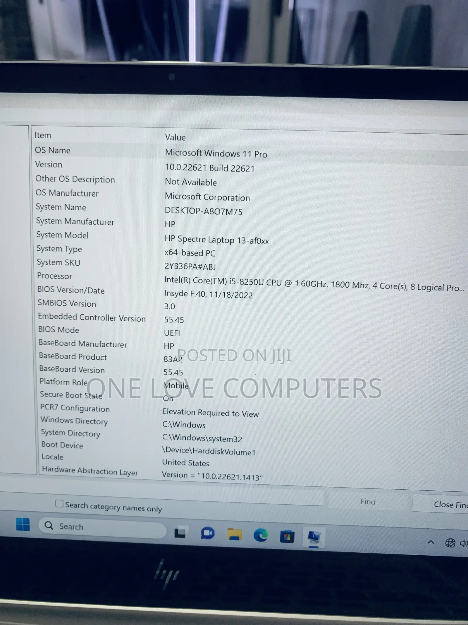 Laptop HP Spectre 13 8GB Intel Core i5 SSD 256GB