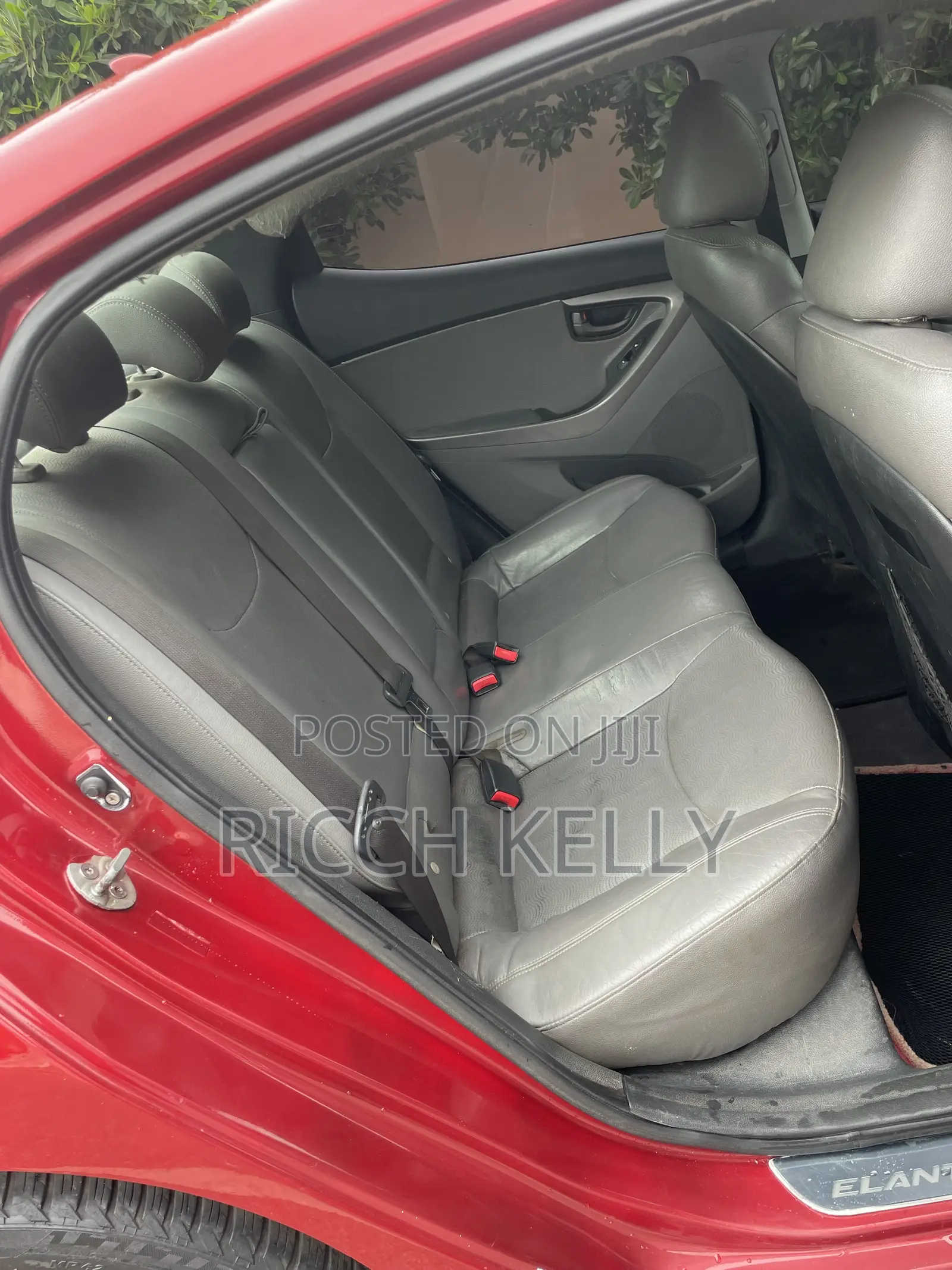Hyundai Elantra Limited Sedan FWD (1.8L 4cyl 6A) 2013 Red