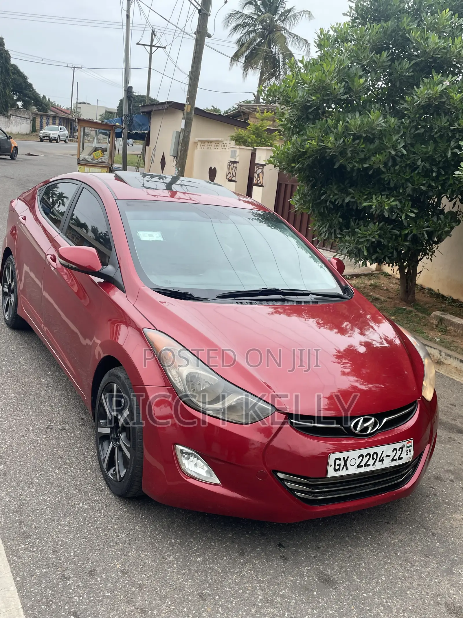 Hyundai Elantra Limited Sedan FWD (1.8L 4cyl 6A) 2013 Red