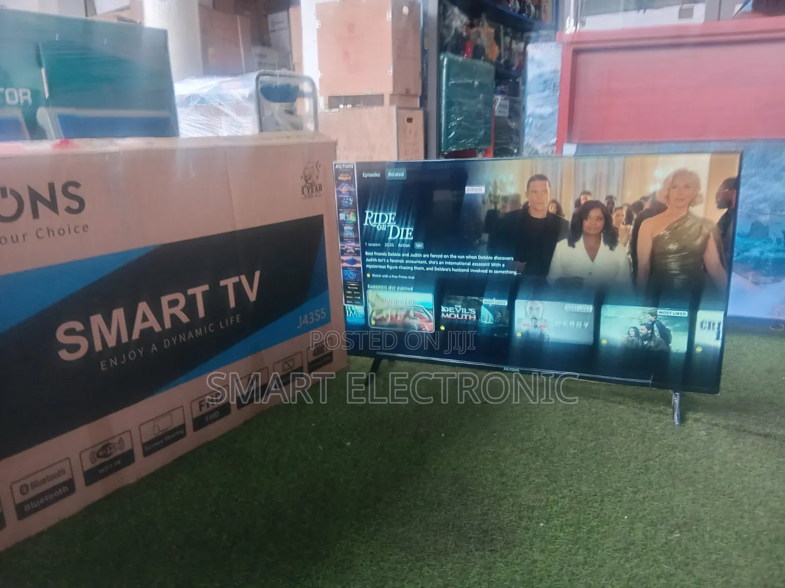 Ailyons 43′′ Smart TV – Smart Entertainment With Crystal Clear Picture