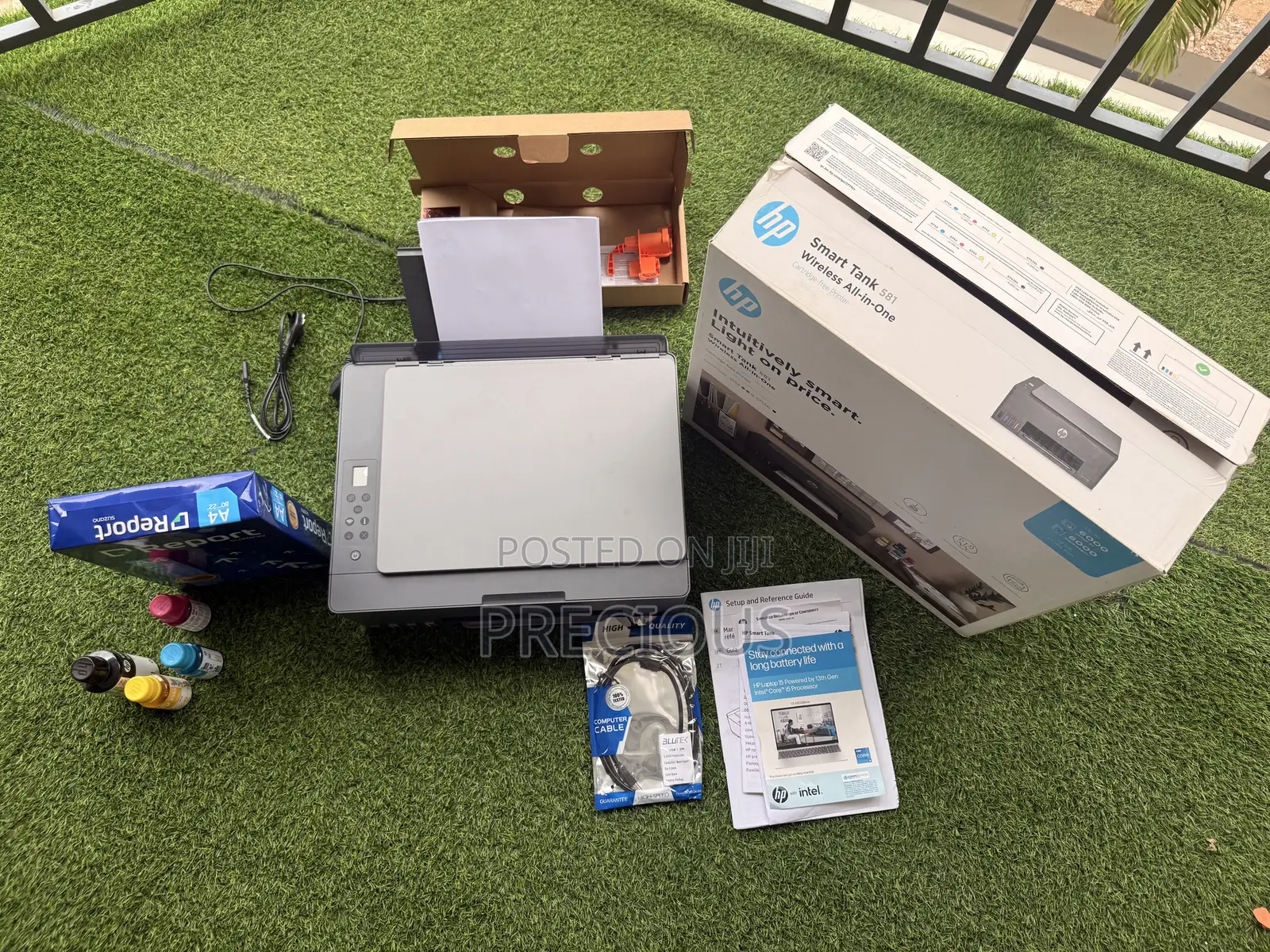 HP Smart Tank 581 All-in-One Printer + FREE A4 Paper USB Cable