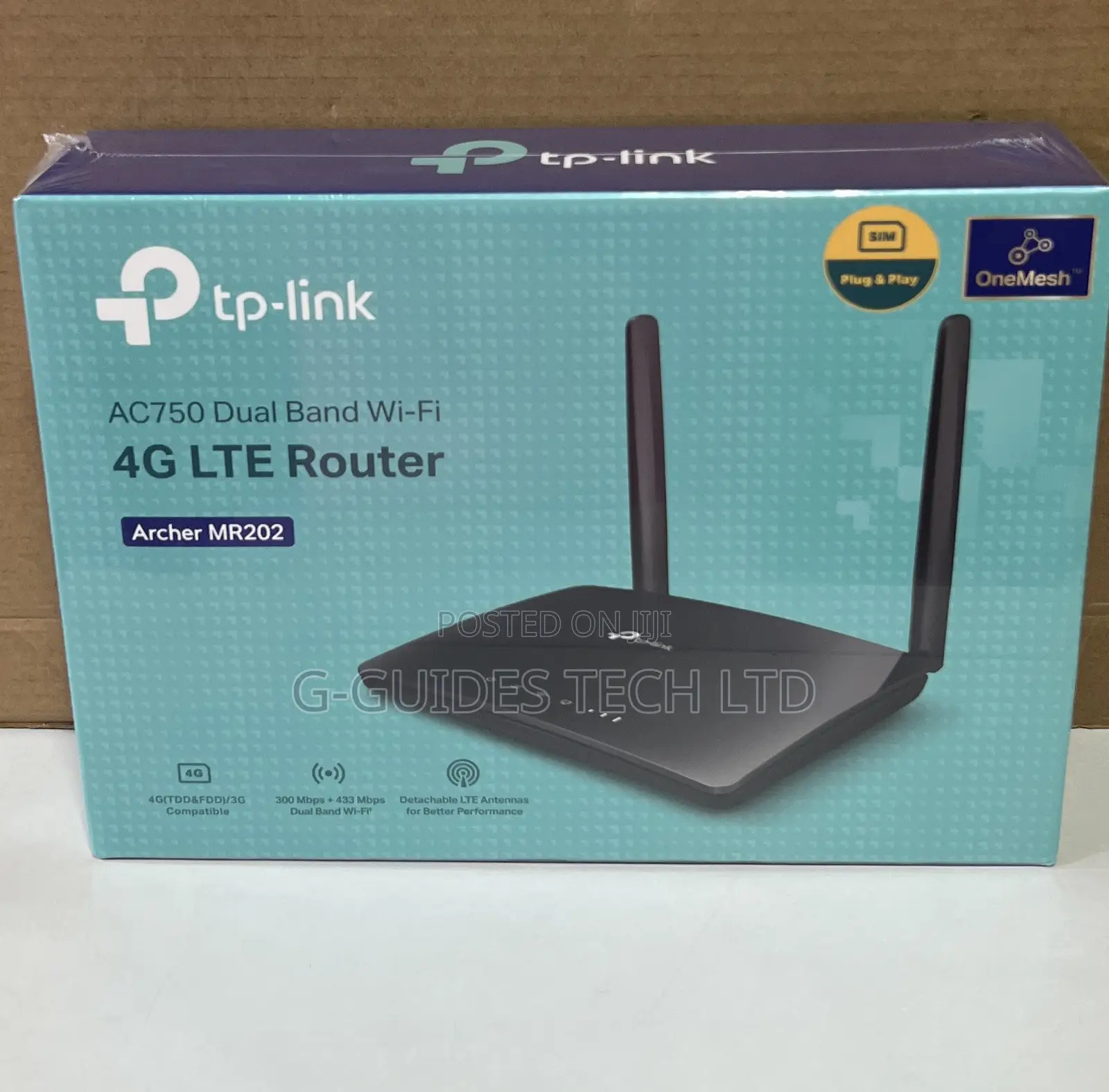 TP-Link Archer MR202 AC750 Dual Band Wi-Fi 4G LTE Router