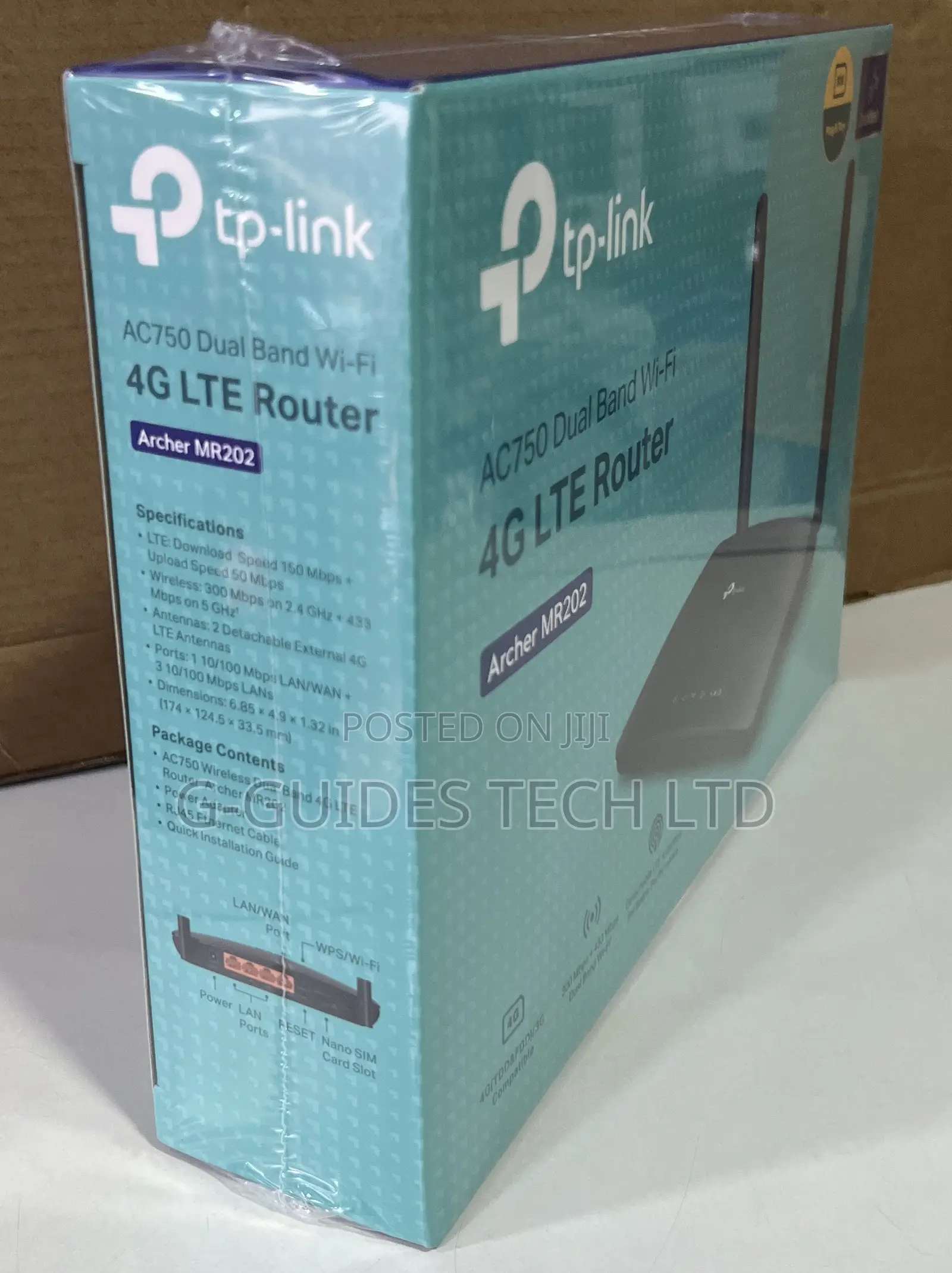 TP-Link Archer MR202 AC750 Dual Band Wi-Fi 4G LTE Router