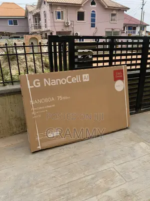 Brand New LG NanoCell AI 75" Inches — NANO80A
