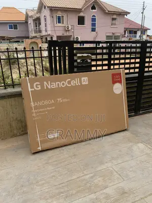 Brand New LG NanoCell AI 75" Inches — NANO80A