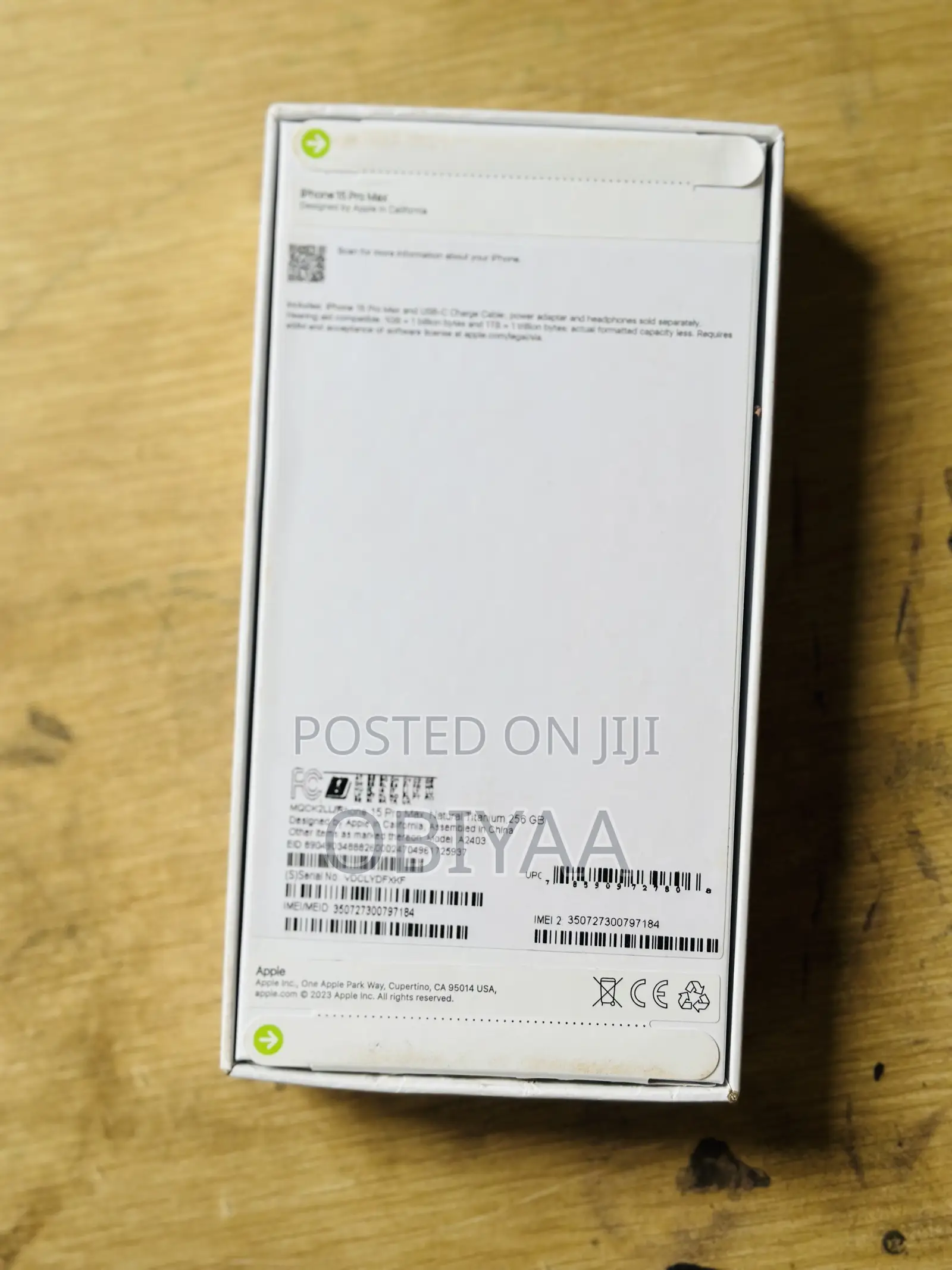 New Apple iPhone 15 Pro Max 256 GB White