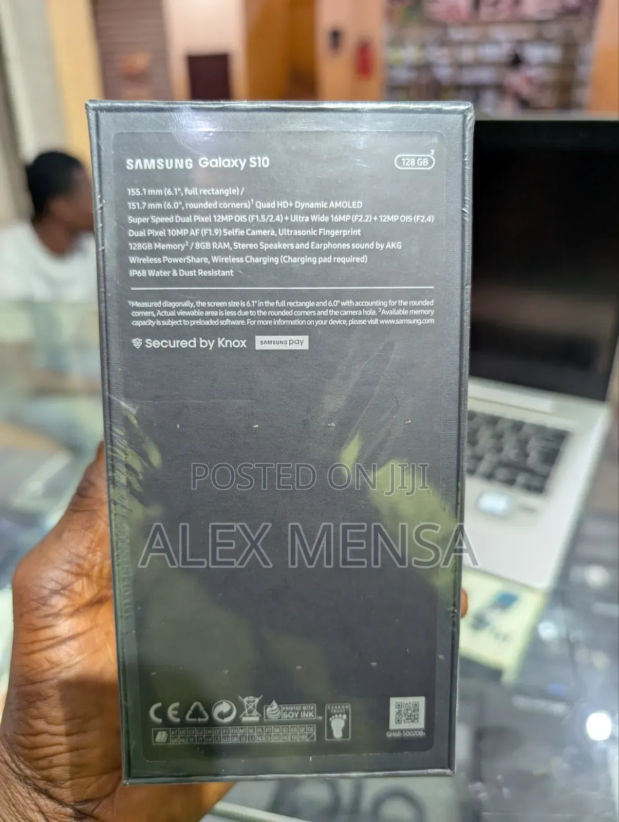 New Samsung Galaxy S10 128 GB Black