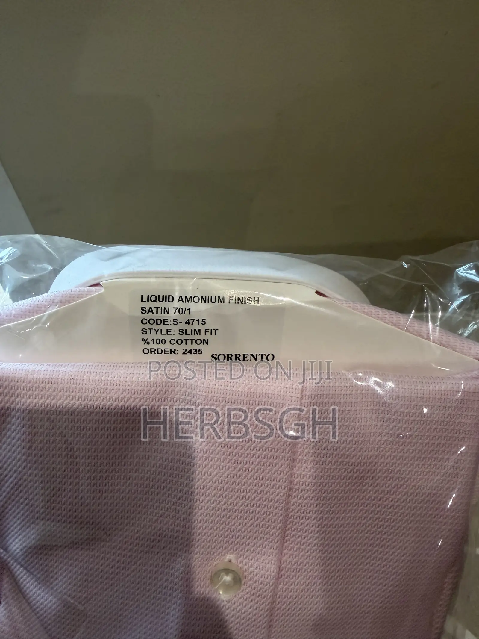 Sorrento Diamond Slim Fit Shirt – Pink