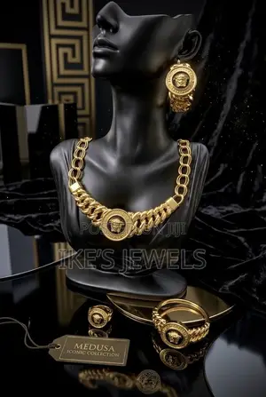 Vesarce Gold Jewellery Set