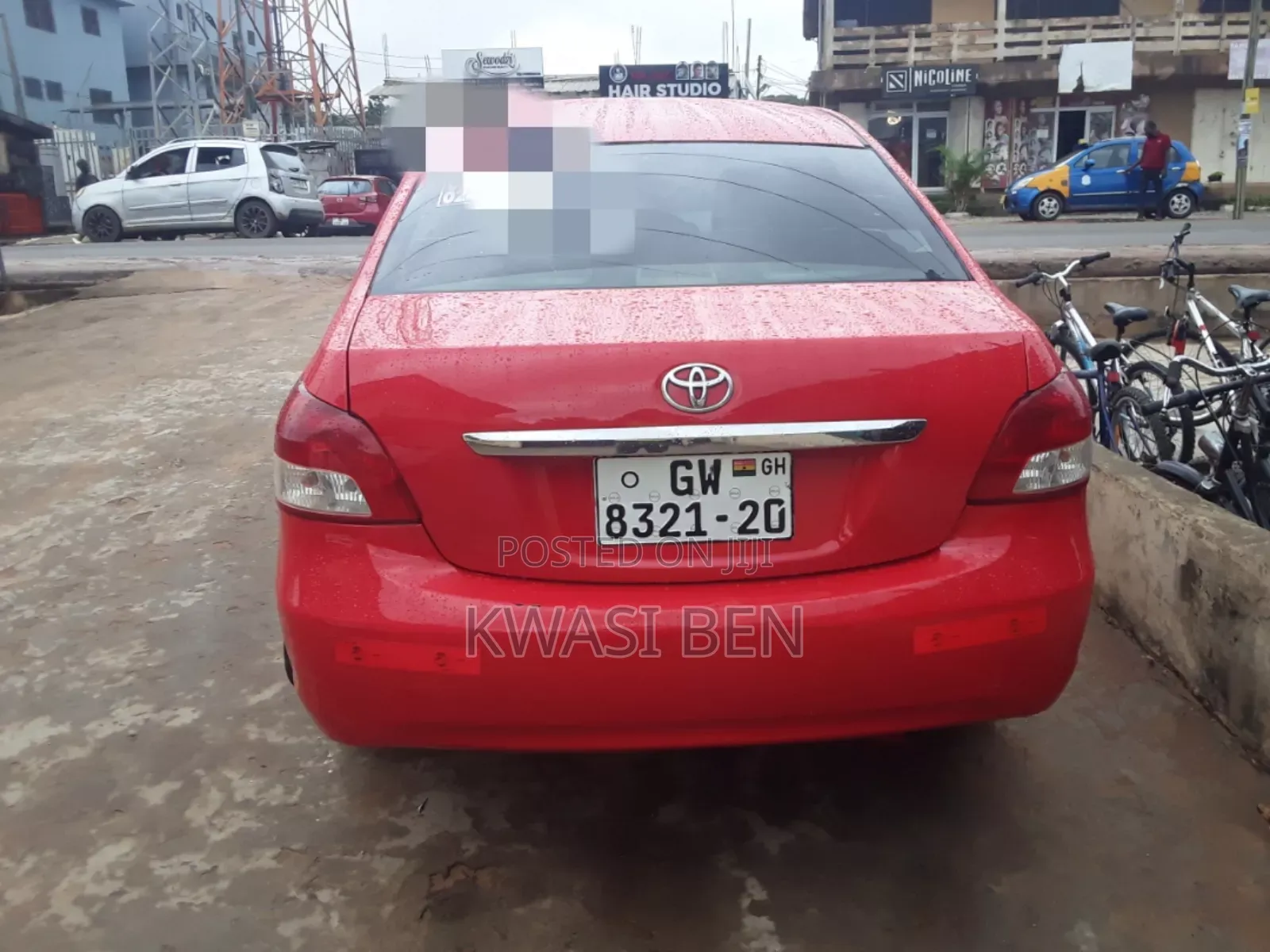 Toyota Yaris 2010 Red