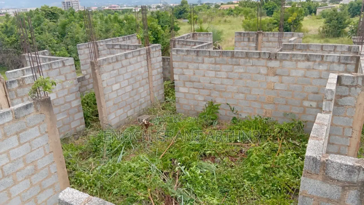 One Plot of Land With a 2-Bedroom Uncompleted Project at Ayikuma