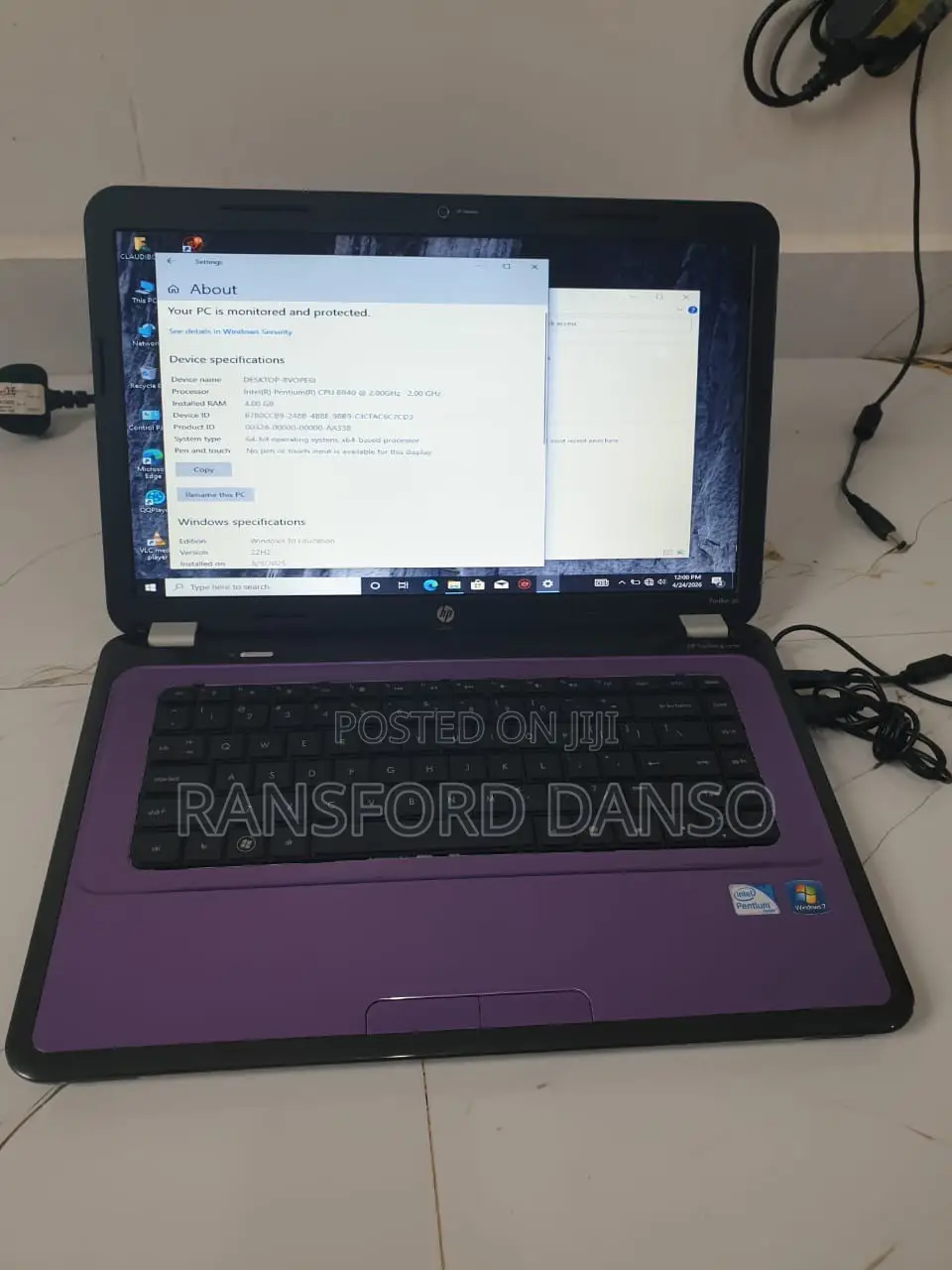 Laptop HP Pavilion G6 4GB Intel HDD 250GB