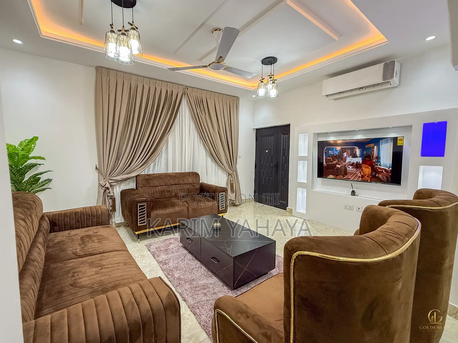 Furnished 2bdrm Apartment in Goldenline Residence, East Legon for rent
