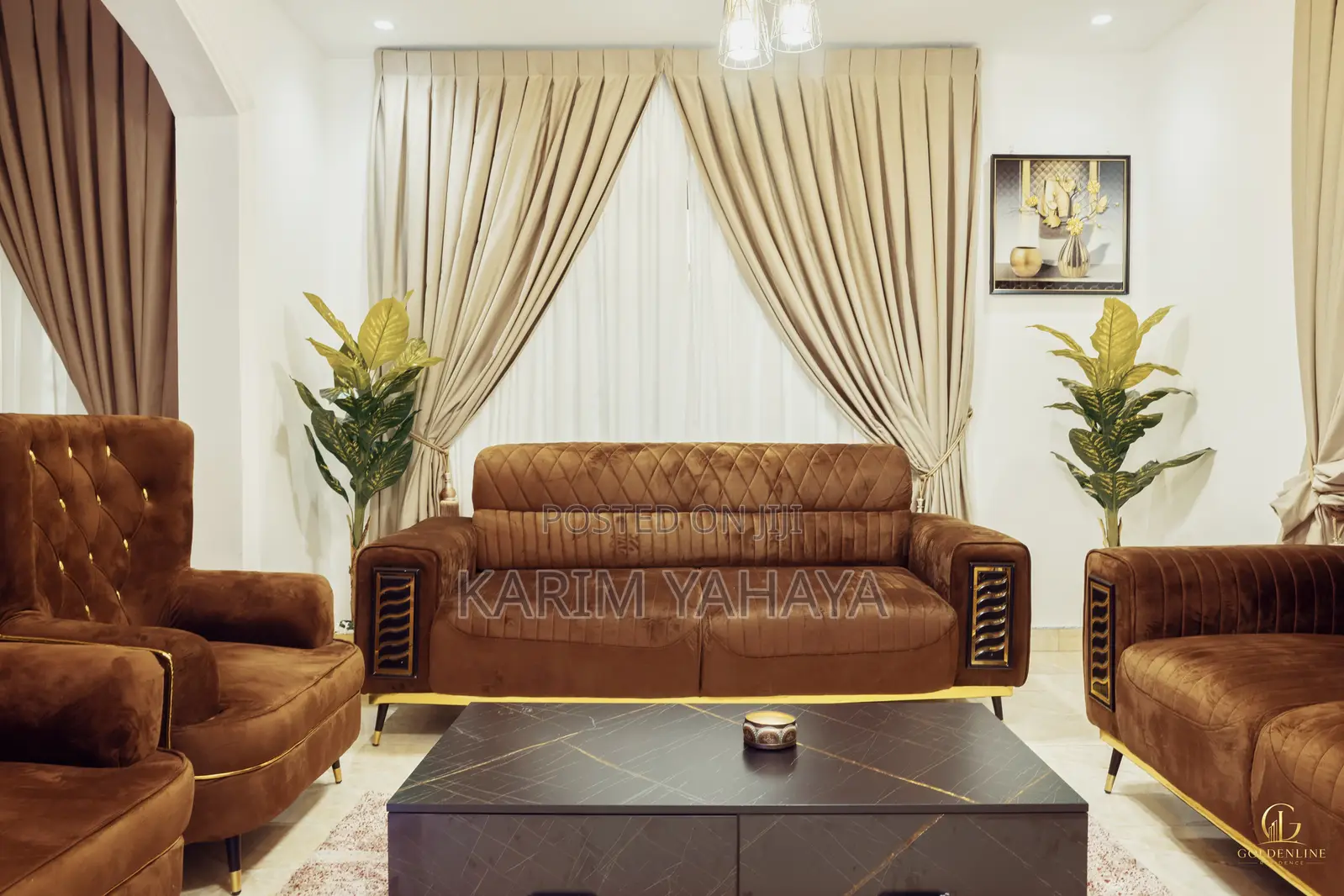 Furnished 2bdrm Apartment in Goldenline Residence, East Legon for rent