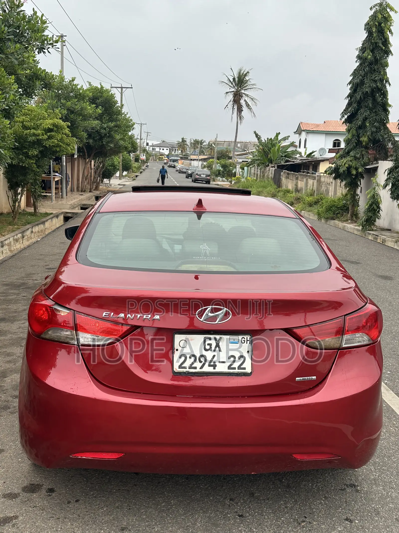 Hyundai Elantra Limited Sedan FWD (1.8L 4cyl 6A) 2013 Red