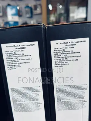 New Laptop HP OmniBook X Flip 16" 16GB Intel Core Ultra 7 SSD 1T