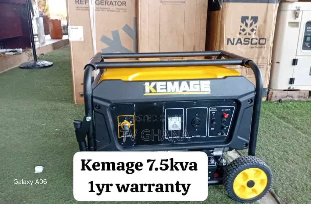 Kemage 7.5KVA 8500W Generator – Powerful Reliable Electricity 7.5kva