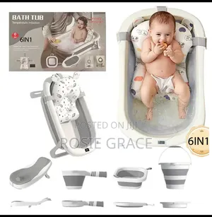 6 in 1 Foldable Baby Baby Bath Set