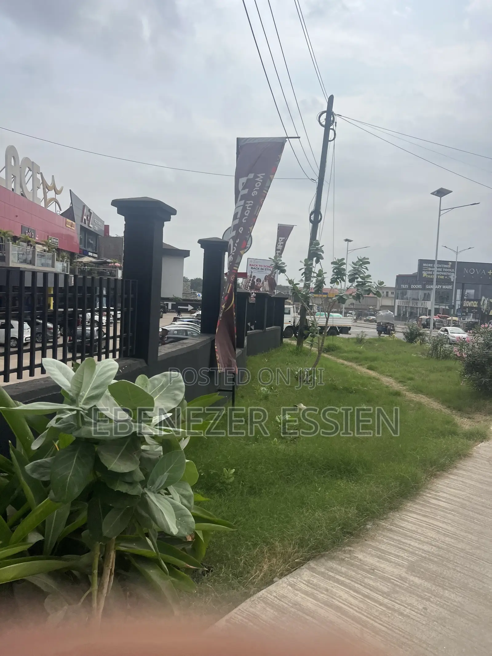 Roadside Land for Sale at Spintex Place Mall Sade