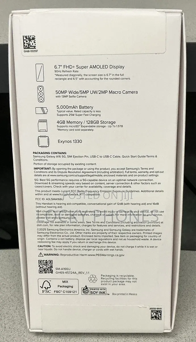 New Samsung Galaxy A16 5G 256 GB Black