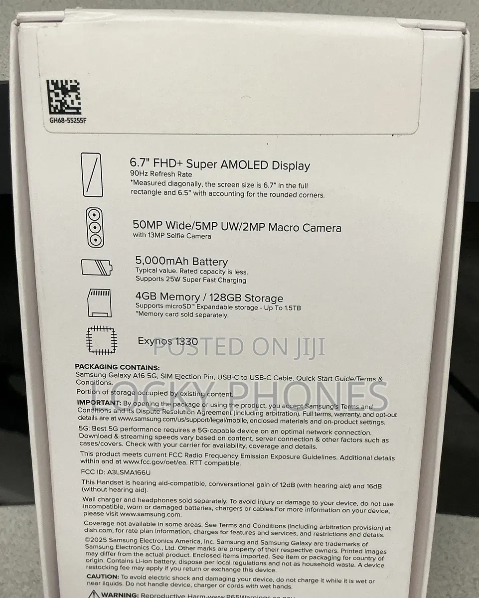 New Samsung Galaxy A16 5G 256 GB Black