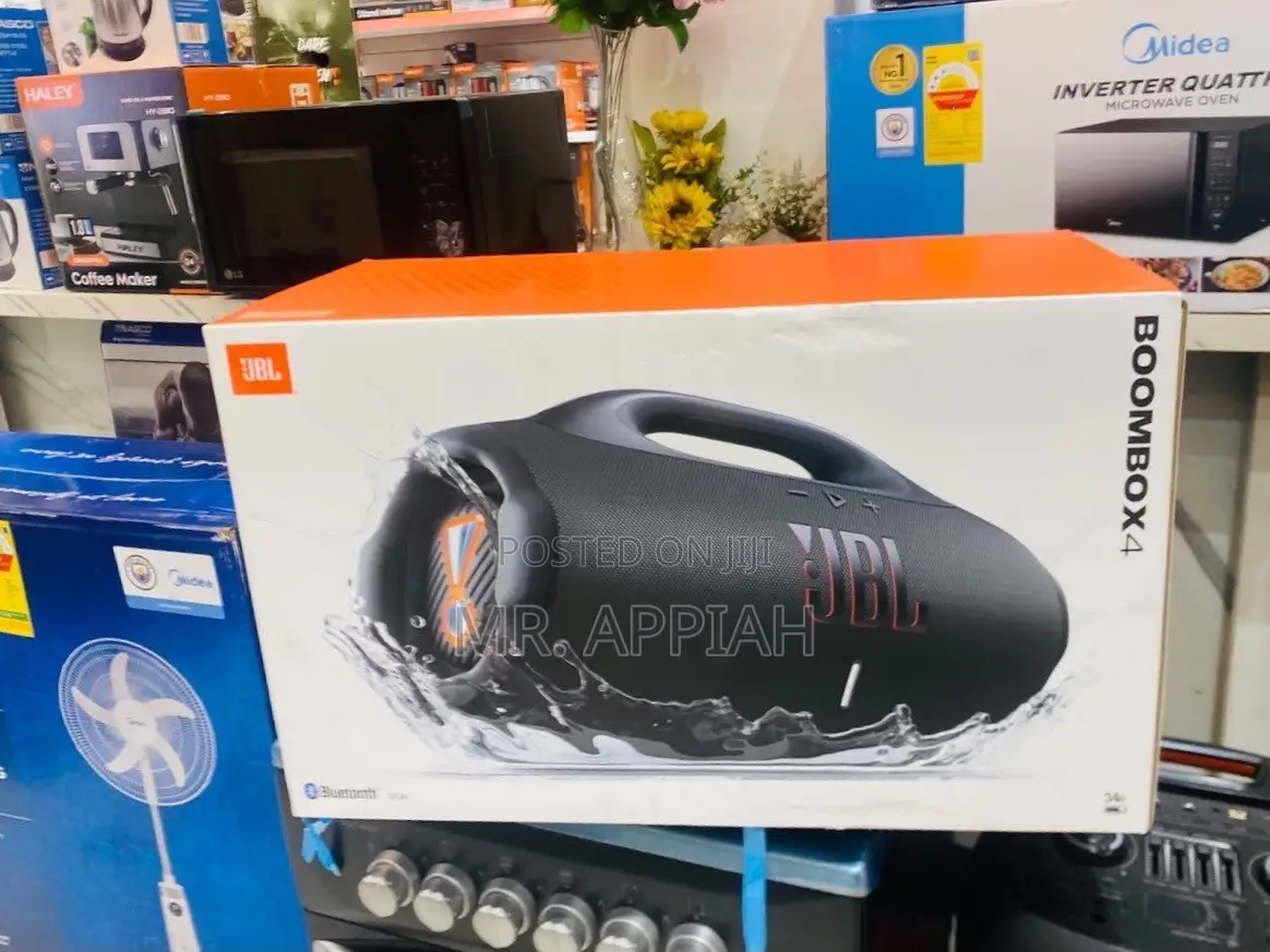 Get Premium JBL Boombox 4 Bluetooth Speaker,Waterproof,Deep Bass